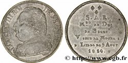 Monnaie de visite, module de 5 francs, pour le duc de Berry à la Monnaie de Lille 1814  VG.2371  AU58 