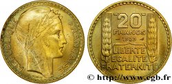 Essai de 20 francs Turin en bronze-aluminium 1929 Paris GEM.199 5