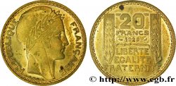 Essai de 20 francs Turin en bronze-aluminium 1929 Paris GEM.199 5