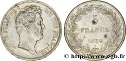 5 francs type Tiolier avec le I, tranche en relief 1830 Paris F.316/1 TTB45 