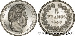 5 francs IIe type Domard 1840 Paris F.324/83 MS62 