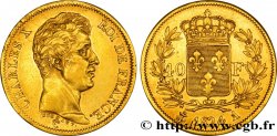 40 francs or Charles X, 1er type 1824 Paris F.543/1 MBC48 