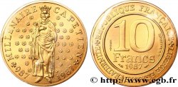 Essai de 10 francs Millénaire Capétien 1987 Pessac F.371/1 MS70 