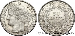 50 centimes Cérès, IIIe République 1871 Paris F.189/1