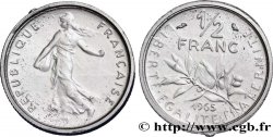 Pièce scolaire de 1/2 franc Semeuse, plastique 1965 Paris F.198/4 var.
