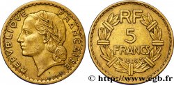 5 francs Lavrillier, bronze-aluminium 1946 Castelsarrasin F.337/8 SS48 