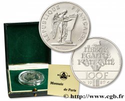 Piéfort Brillant Universel de 100 francs Droits de l&nbsp;Homme 1989 Pessac F.457/2P FDC65 