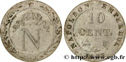 10 cent. à l&nbsp;N couronnée 1808 Rouen F.130/3 TTB48 