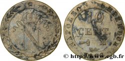 10 cent. à l&nbsp;N couronnée 1808 Toulouse F.130/7 TB38 