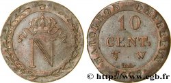 10 cent. à l&nbsp;N couronnée 1808 Lille F.130/9 SUP58 