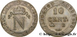 10 cent. à l&nbsp;N couronnée 1810 Rouen F.130/20 SUP56 