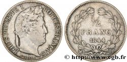 1/2 franc Louis-Philippe 1844 Strasbourg F.182/105 VF20 