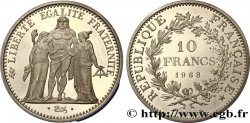 Piéfort argent de 10 francs Hercule 1968 Paris F.364/7P MS65 