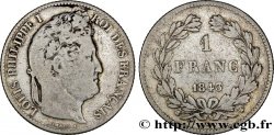 1 franc Louis-Philippe, couronne de chêne 1843 Lille F.210/94 TB18 