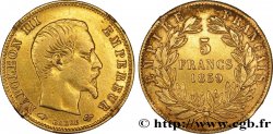 5 francs or Napoléon III, tête nue, grand module 1859 Paris F.501/7 TTB 