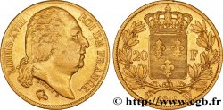 20 francs or Louis XVIII, tête nue 1819 Lille F.519/18