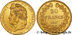 20 francs or Louis-Philippe, Domard 1847 Paris F.527/37 XF45 