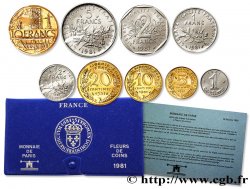 Boîte Fleur de Coins  1981 Paris F.5000/38 MS70 