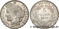 5 francs Cérès, avec légende 1870 Paris F.333/1 TTB48 