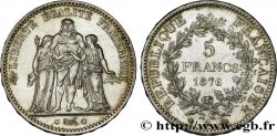 5 francs Hercule 1876 Paris F.334/17 SUP58 