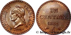 Un centime Dupré, IIe République 1851 Paris F.101/7