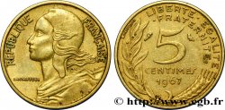5 centimes Marianne 1967 Paris F.125/3 TTB48 