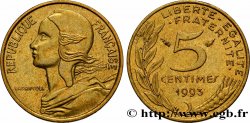 5 centimes Marianne, 4 plis 1993 Pessac F.125/33