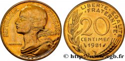 20 centimes Marianne 1981 Pessac F.156/21