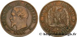 Deux centimes Napoléon III, tête nue 1855 Bordeaux F.107/33 TTB40 