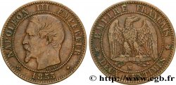 Deux centimes Napoléon III, tête nue 1855 Marseille F.107/36