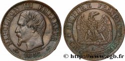 Cinq centimes Napoléon III, tête nue 1856 Paris F.116/30