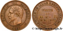 Module de dix centimes, Visite impériale à Lille les 23 et 24 septembre 1853 1853 Lille VG.3365 