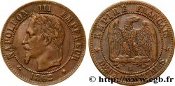 Deux centimes Napoléon III, tête laurée 1862 Strasbourg F.108A/6 BB48 