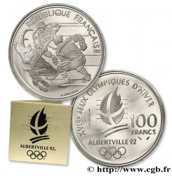 Belle Épreuve 100 francs - Hockey / Bouquetin 1991 Paris F5.1612 1 FDC70 
