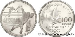 Belle Épreuve 100 francs - Patinage de vitesse / Marmotte 1990 Paris F5.1608 1 FDC68 