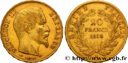 20 francs or Napoléon III, tête nue 1858 Paris F.531/13
