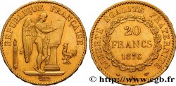20 francs or Génie, Troisième République 1876 Paris F.533/4 TTB50 