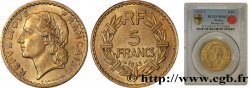 5 francs Lavrillier, bronze-aluminium 1945 Castelsarrasin F.337/6 MS63 