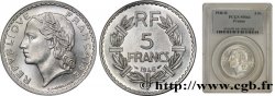 5 francs Lavrillier, aluminium 1946 Beaumont-Le-Roger F.339/7