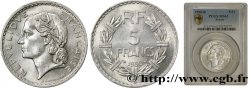 5 francs Lavrillier, aluminium 1950 Beaumont-Le-Roger F.339/21