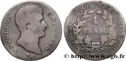 1 franc Napoléon Empereur, Calendrier révolutionnaire 1805 La Rochelle F.201/19 TB15 