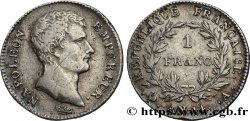 1 franc Napoléon Empereur, Calendrier révolutionnaire 1805 Paris F.201/29
