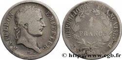 1 franc Napoléon Ier tête laurée, République française 1808 Nantes F.204/13