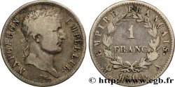 1 franc Napoléon Ier tête laurée, Empire français 1810 Paris F.205/12 TB25 