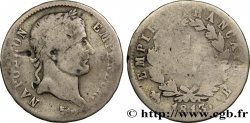 1 franc Napoléon Ier tête laurée, Empire français 1813 Rouen F.205/59 B9 