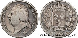 1 franc Louis XVIII 1824 Paris F.206/55