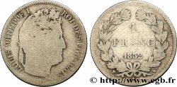 1 franc Louis-Philippe, couronne de chêne 1832 Lille F.210/13