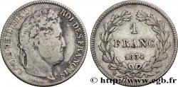 1 franc Louis-Philippe, couronne de chêne 1834 Paris F.210/27 TB25 