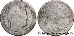 1 franc Louis-Philippe, couronne de chêne 1834 Bayonne F.210/34