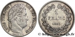 1 franc Louis-Philippe, couronne de chêne 1835 Paris F.210/40 TTB40 